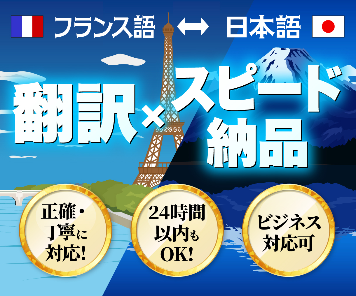 翻訳×スピード納品