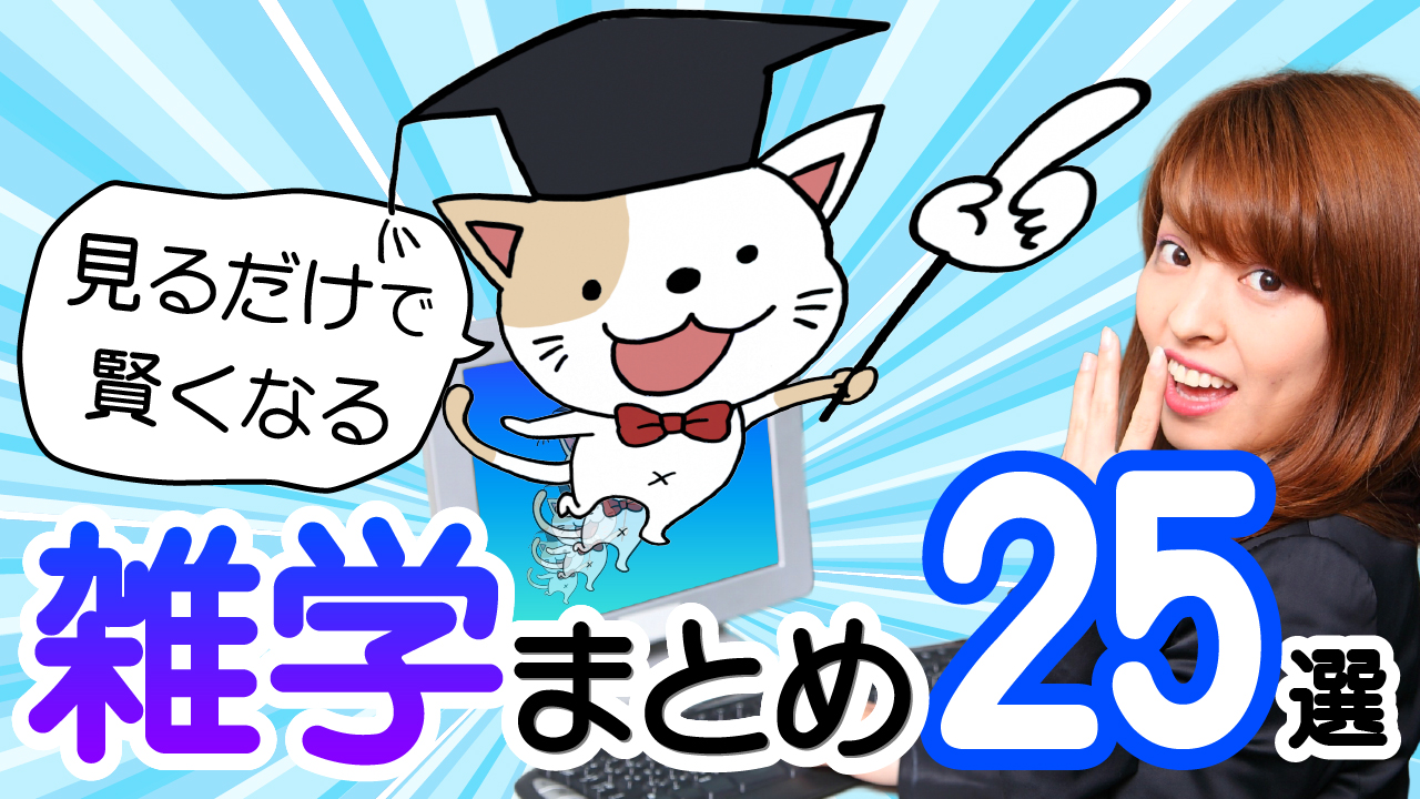 雑学まとめ25選【その2】